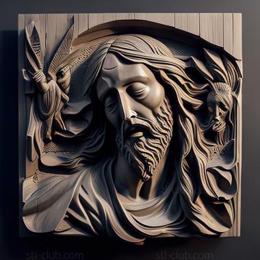 3D model st jesus (STL)